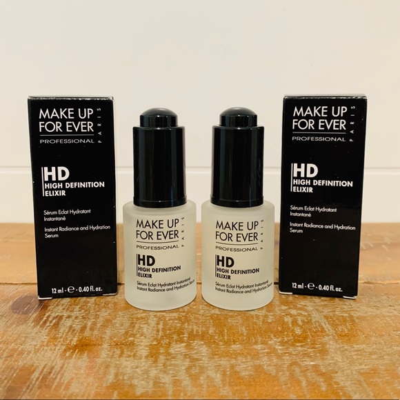 2pk Makeup Forever HD Elixir Hydrating Serum - Picture 1 of 4